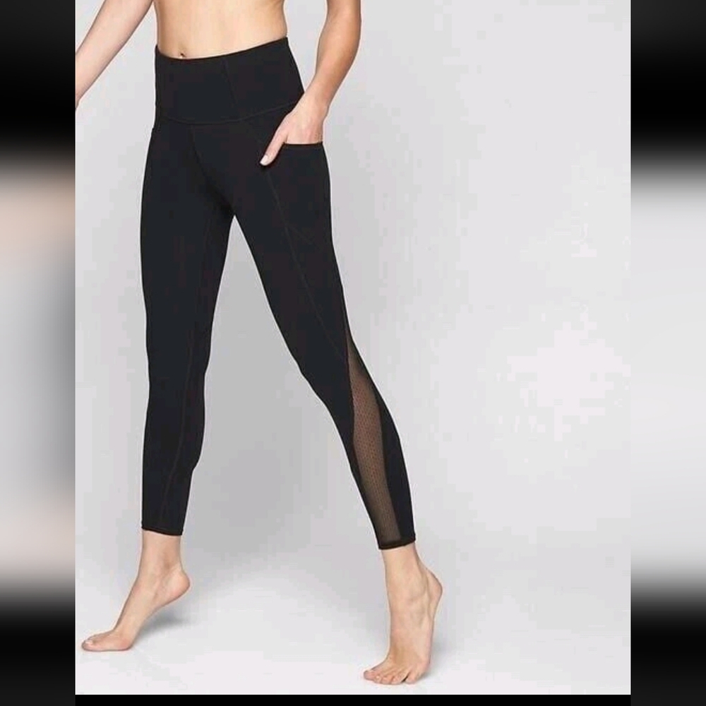 Athleta ULTRA HI-RISE Intuition Black 7/8 Tight Leggings S #778228